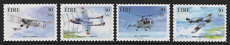 Ireland # 1270-1273 - Military Aircrafts - set used