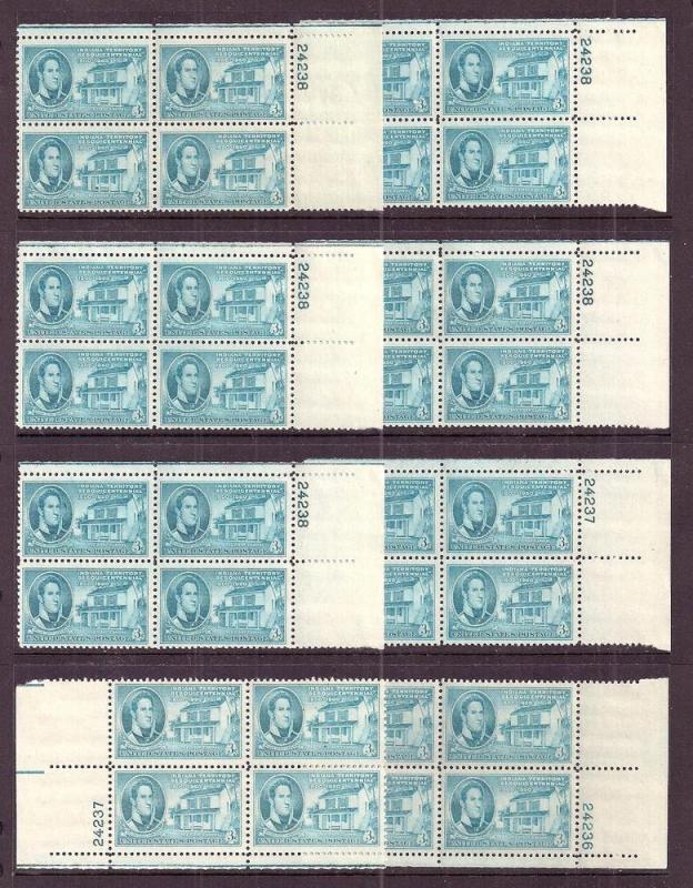 UNITED STATES (30) Sc#996 Plate Blocks ALL MNH Corner Sets