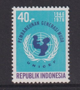 Indonesia  #987  MNH  1976 UNICEF