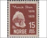 Norway NK 160 Henrik Ibsen 15 Øre Brown