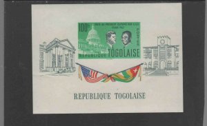 TOGO #437a  1962 JFL & PRES OLYMPIO    MINT VF NH O.G  S/S  b