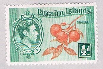 Pitcairn Islands 1 MLH Oranges 1 1940 (BP52027)