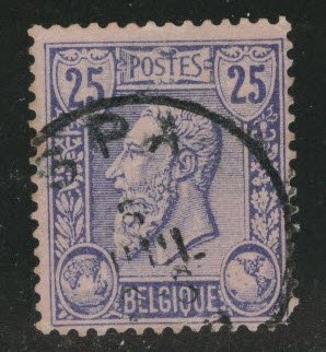 Belgium Scott 53 Used 1885