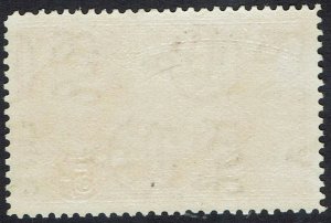 CAYMAN ISLANDS 1938 KGVI YACHT 5/- MNH **