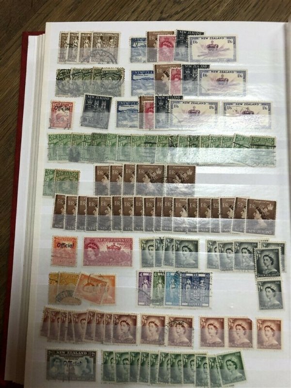 NEW ZEALAND; 1880s-1950s ACCUMULATION fine mixed Mint & used LOT 100s