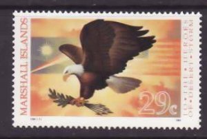 Marshall Islands-Sc#399- id7-unused NH 29c Desert Storm-1991-