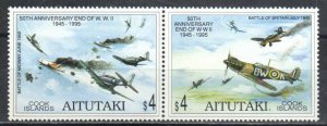 Aitutaki Stamp 510  - End of WWII, 50th anniversary