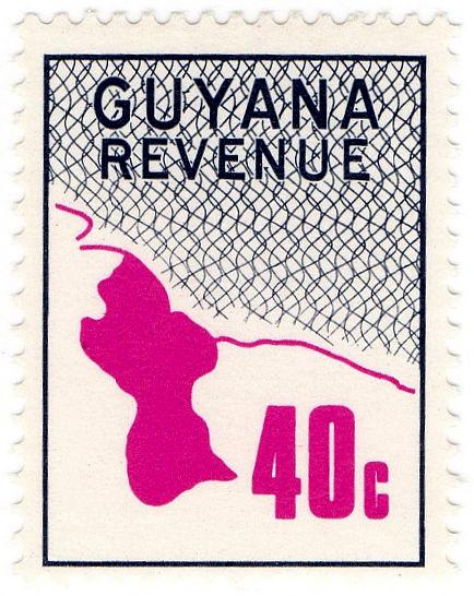 (I.B) British Guiana (Guyana) Revenue : Duty Stamp 40c