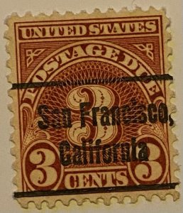 United States 1917-1931 Precancel Postage Due 121 Mint Stamps Lot