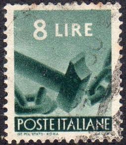 Italy 486 - Used - 8L Breaking Chain (1948) (2)