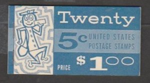 U.S. Scott Scott #1213a BK115 Washington Stamp - Mint NH Booklet