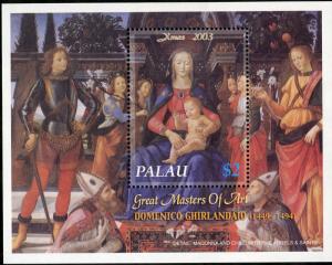 PALAU 745 MNH S/S SCV $4.00 BIN $2.25 ART