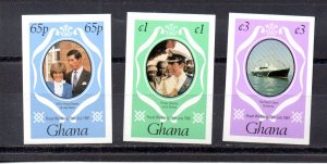 Ghana 759A,760A,760B MNH imperf