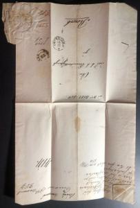 1854 Sopron Ödenburg Austria Hungary Empire Letter Cover To Raab