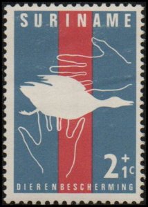 Suriname B90 - Mint-H - 2c+1c Duck (1962) (cv $0.40)