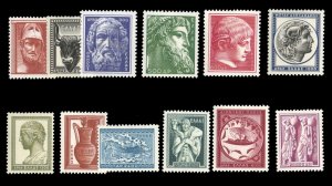 Greece 556-567, $296.75, 1954 100d-20,000d, never hinged