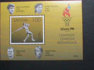 LATVIA-1996 SC# 422- SUMMER OLYMPIC GAMES ATLANTA'96 USA S/S MNH VERY FINE