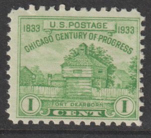 U.S.  Scott# 728 1933 Century of Progress Issue VF MNH