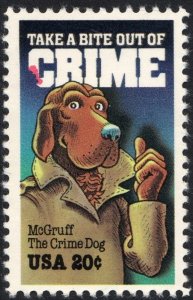 SC#2102 20¢ Crime Prevention Single (1984) MNH