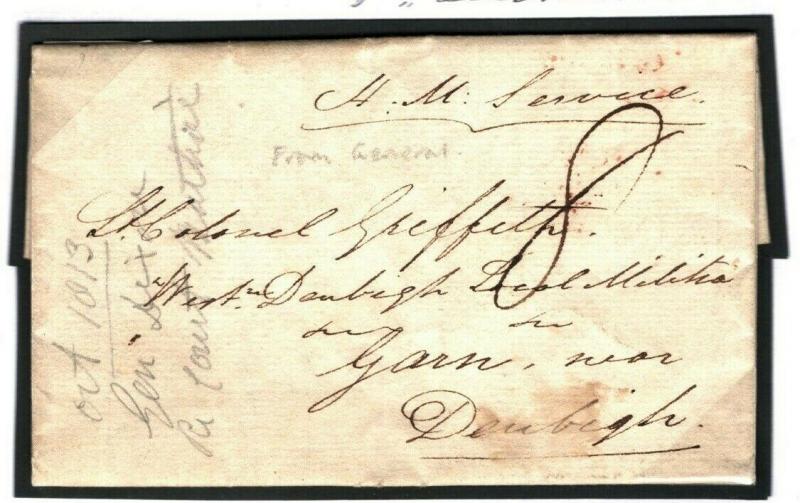 GB WALES Merioneth *Garn* HISTORIC MILITARY From General 1813 {samwells} H32a