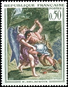 France #1054-1055 NH Complete Set (2), 1963, Never Hinged