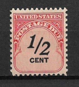 1959 ScJ88 ½¢ Postage due MH