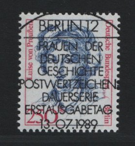 Germany  Berlin   #9N529  cancelled 1989 famous women 250pf