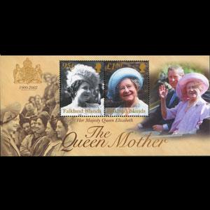 FALKLAND IS. 2002 - Scott# 816 S/S Queen Mother NH