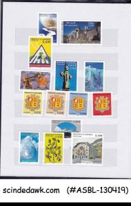 COLLECTION OF ANDORRA FRENCH STAMPS IN SMALL STOCK BOOK