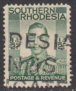 Southern Rhodesia 42 Used CV $0.25