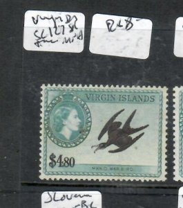 BRITISH VIRGIN  ISLANDS    BIRD QE $4.80      SC 127 SL TONE   MNH    PP1008H