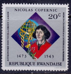 Rwanda, 1973, Remembering Nicolaus Copernicus, 20c, sc#565, MNH**