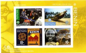 BENIN  UNLISTED  50TH ANNIV EUROPA BIN $4.00