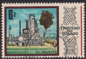 Trinidad & Tobago 1969 - 72 QE2 6ct Oil Industry SG 342 ( G1392 )