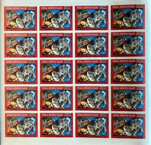 Full Sheets of Stamps Complete Set First man on Moon Anniversary / Espace