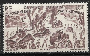 Doyle's_Stamps: French Guiana 1946 Chad to Rhine Set C12** to C17**