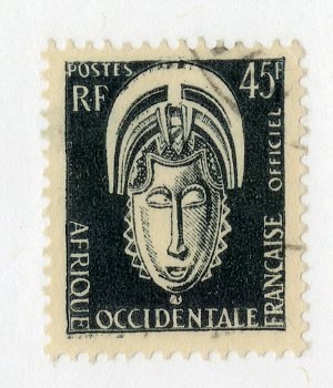 FRENCH WEST AFRICA O8 USED BIN $1.00 ART