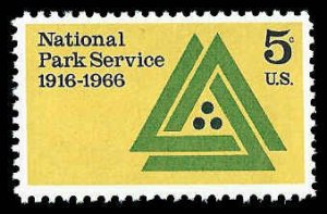 PCBstamps   US #1314 5c National Park Service, MNH, (14)