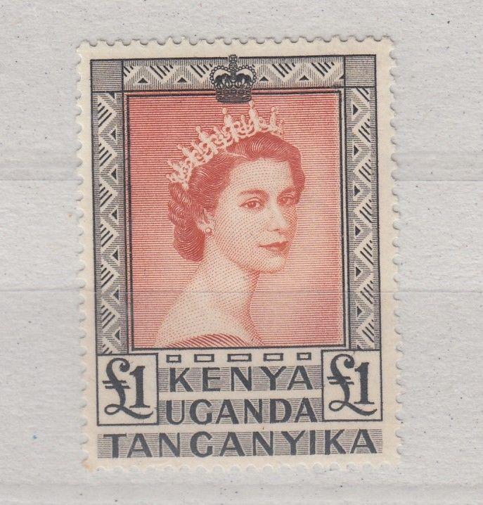 Kenya Uganda and Tanganyika 1954 QEII £1 SG180 MNH J2578