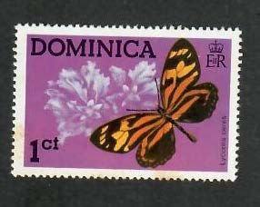 Dominica; Scott 428; 1975;  Unused; NH; Butterflies