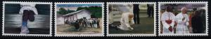 Tanzania 2401-4 MNH Visit of Pope John Paul II