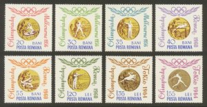 Romania Sc# 1691-8 MNH Romanian Olympic Champions