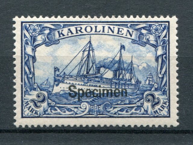 Karolinien Mi 17  rare specimen Mint signed  high CV - Lakeshore Philatelics