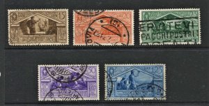 STAMP STATION PERTH-Italy #248-250,252,254 Helenus & Aeneas Used