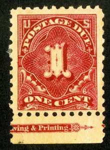 US Stamps # J52 MH XF Scott Value $80.00