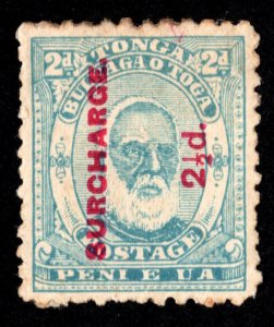 Tonga Scott 18 Unused hinged.