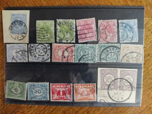 Stamps from Nederland 1897-1924