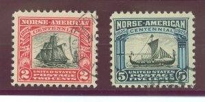 United States #620-21 Used Single (Complete Set)