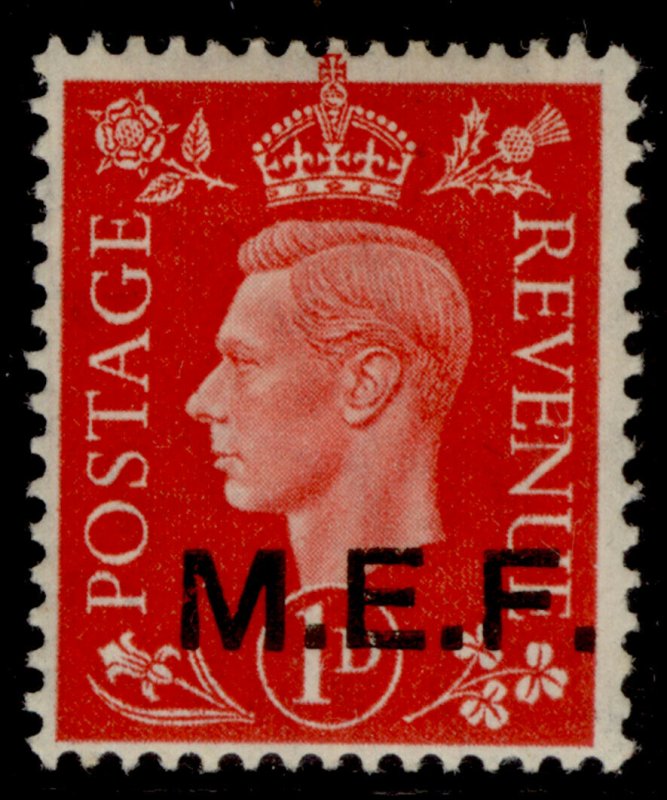 BRITISH OC OF ITALIAN COLONIES GVI SG M6, 1d scarlet M MINT. Cat £55 OPT TYPE M2 