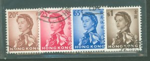 Hong Kong #206b/212a Used Multiple